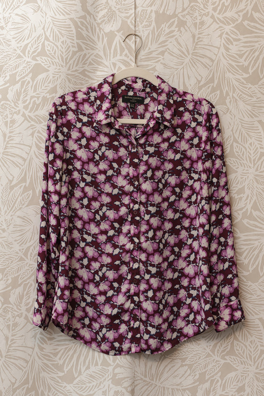 Size M | Banana Republic Flower Blouse ☀️