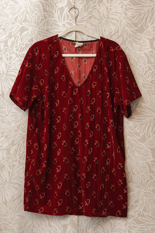 Size S/M | Reddish Chestnut Dress (with pockets!) 🍁