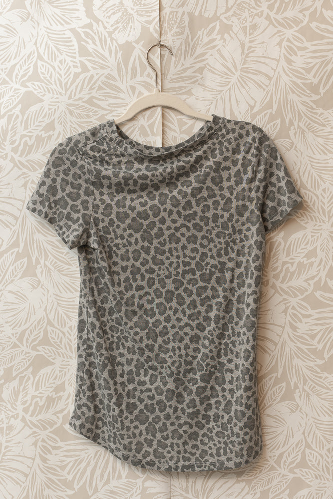 Size S | Grey Animal Print  ❄️