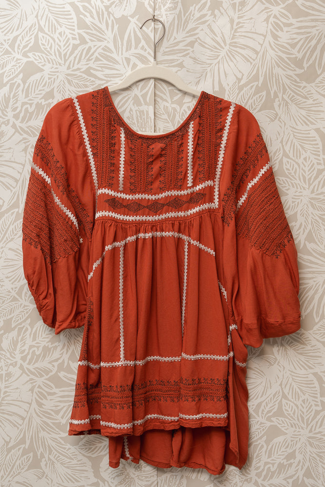 Size S | Free People Rust Top 🍁