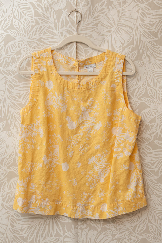 Size L | Corn Yellow Sleeveless Top 🌷