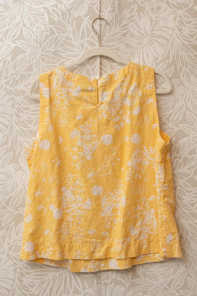 Size L | Corn Yellow Sleeveless Top 🌷